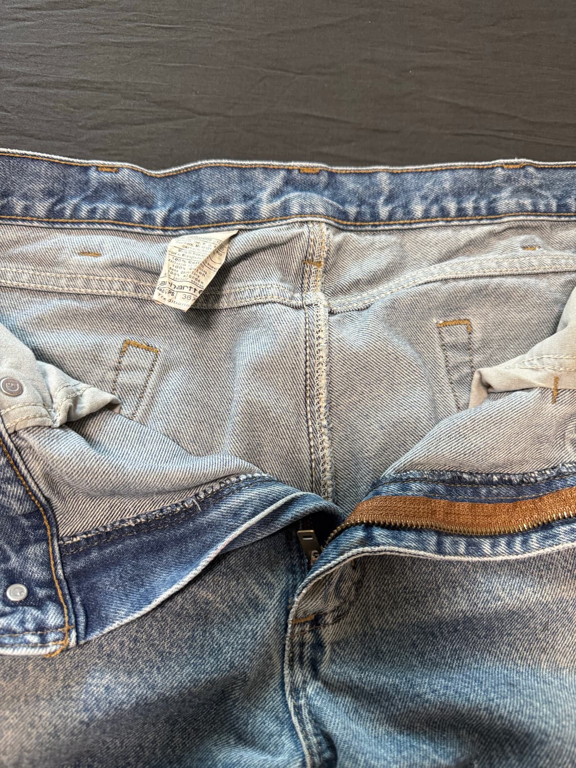 칼하트 구제 빈티지 청바지 데님 36사이즈 워크웨어  상품이미지5