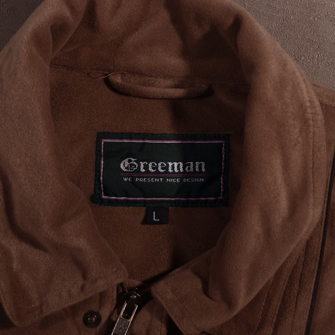 일본빈티지 벨벳 블루종 자켓 상품이미지3