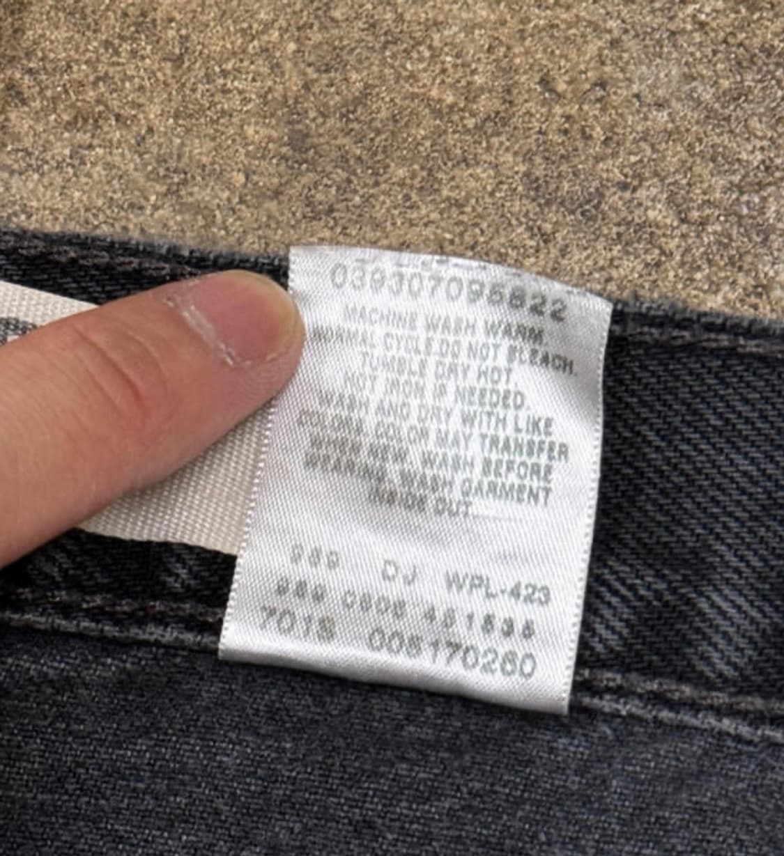 (33) 리바이스 517 블랙 데님 부츠컷  상품이미지8