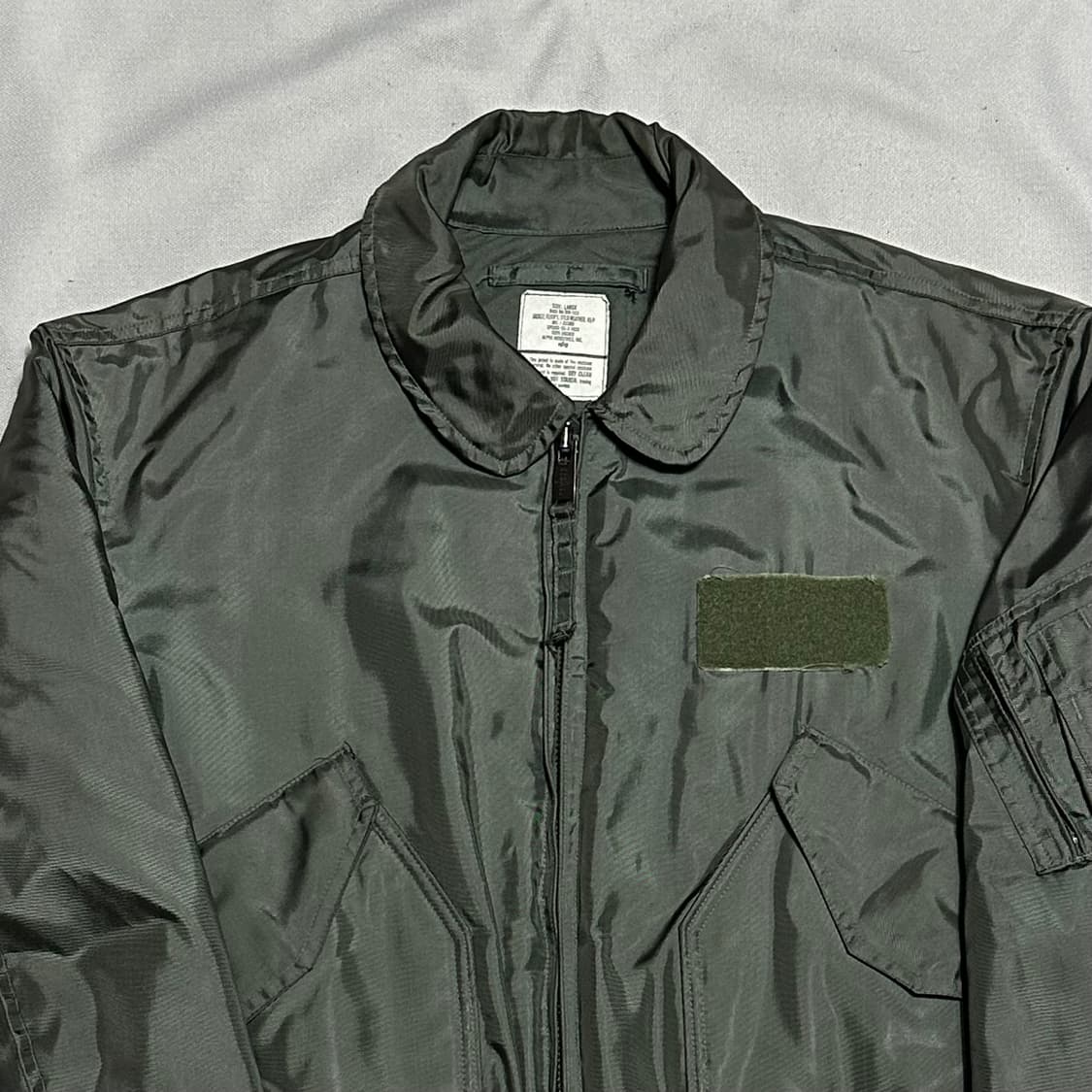 L 알파인더스트리 CWU-45/P 카키 플라이트 자켓 상품이미지1
