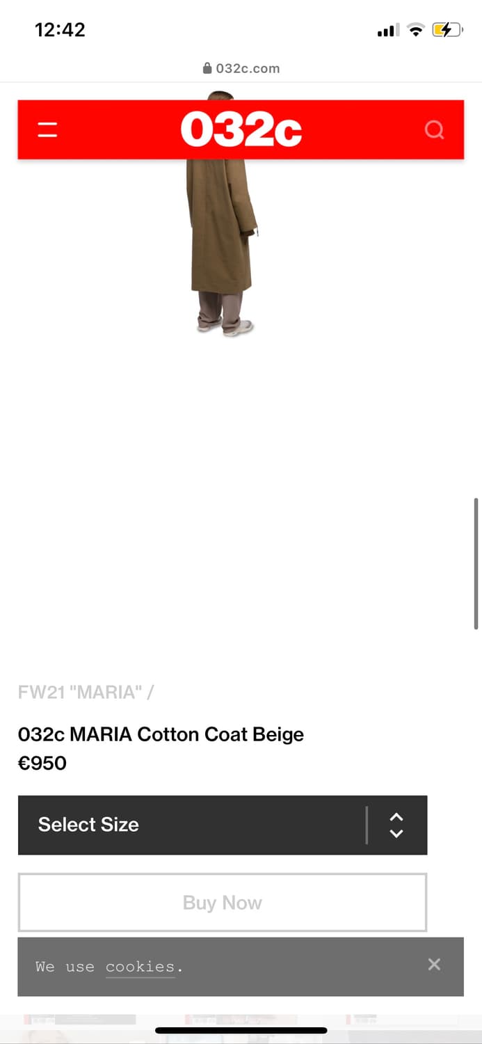 032c 코튼 코트 상품이미지5