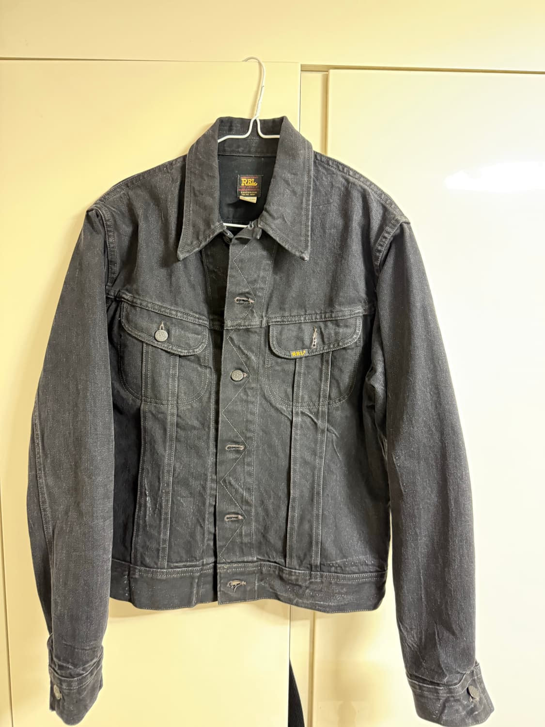 RRL lot 271 블랙 데님자켓 M 상품이미지1