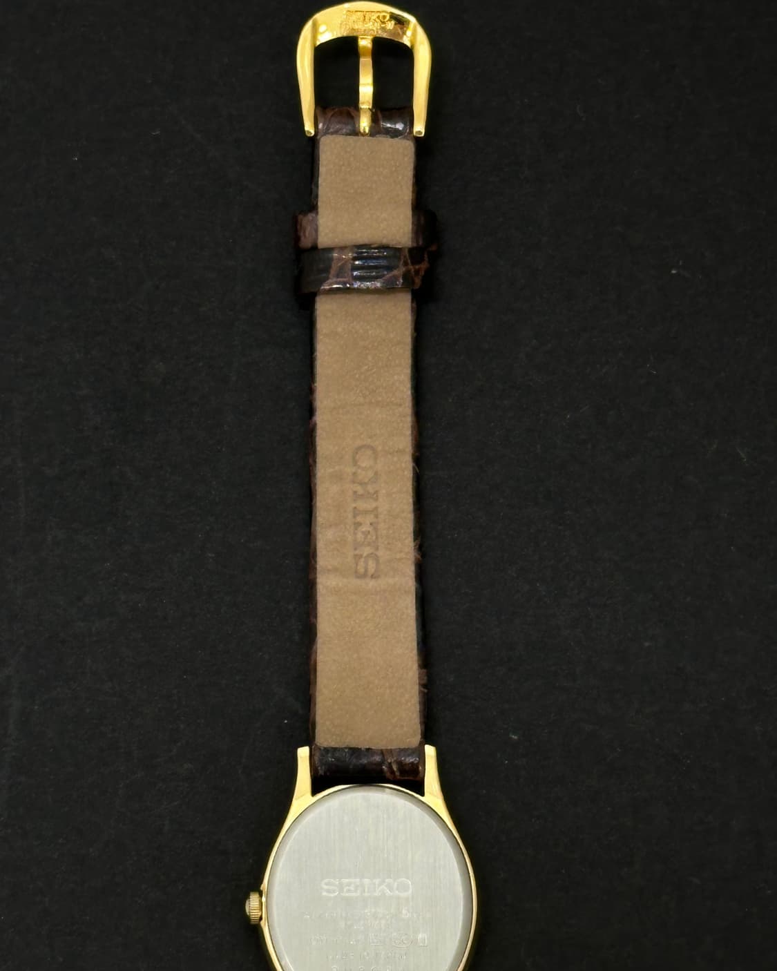 세이코 골드 오벌 쿼츠 시계 상품이미지7