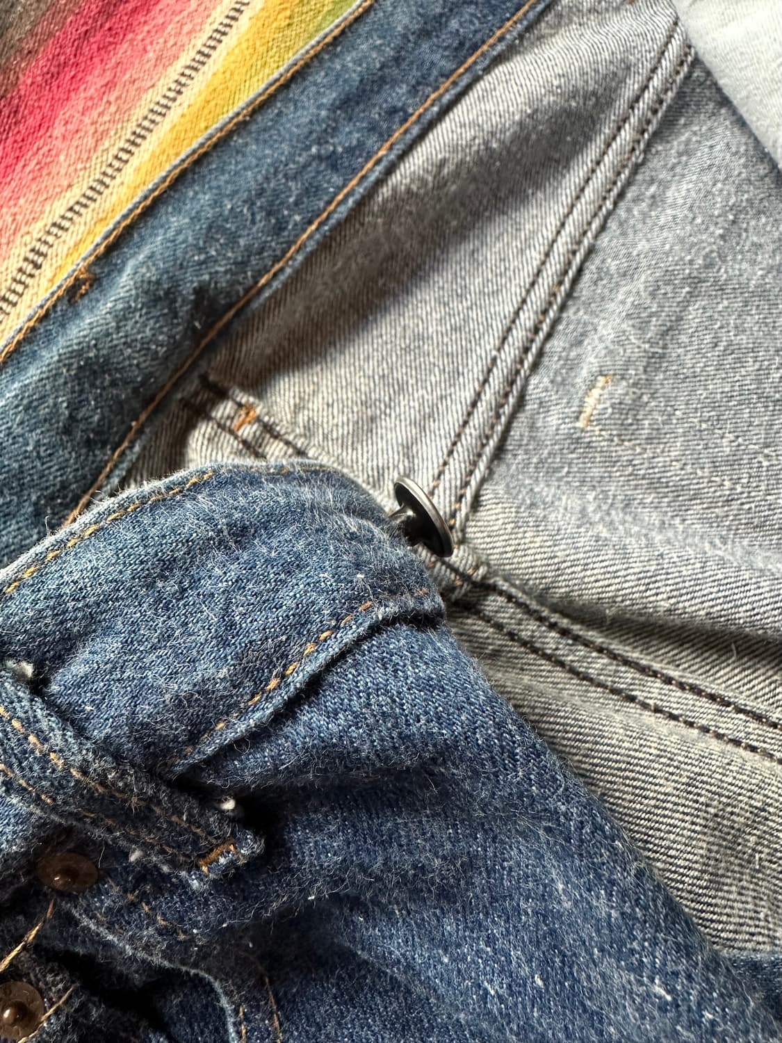 90s USA 빈티지 리바이스 501 데님 팬츠 상품이미지4
