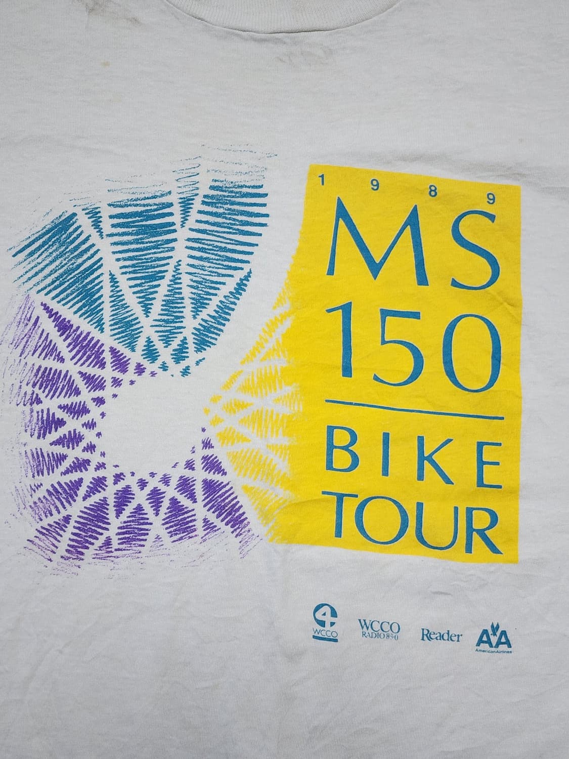 80s USA Screen Stars 1989 MS150 BikeTour 상품이미지4