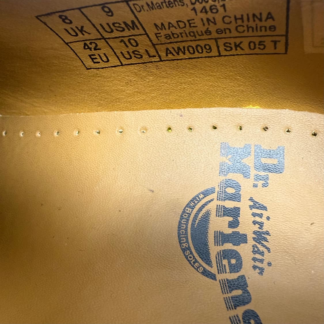 (UK8 270)닥터마틴 1461 3홀 블랙 나파 상품이미지10