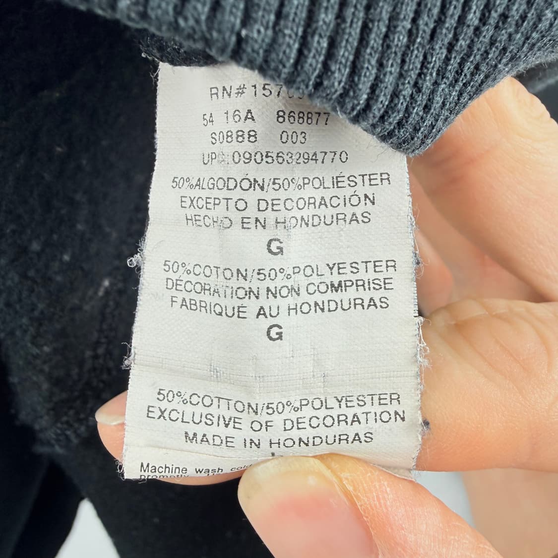 (L) 챔피온 스몰패치 로고 맨투맨 블랙 상품이미지3