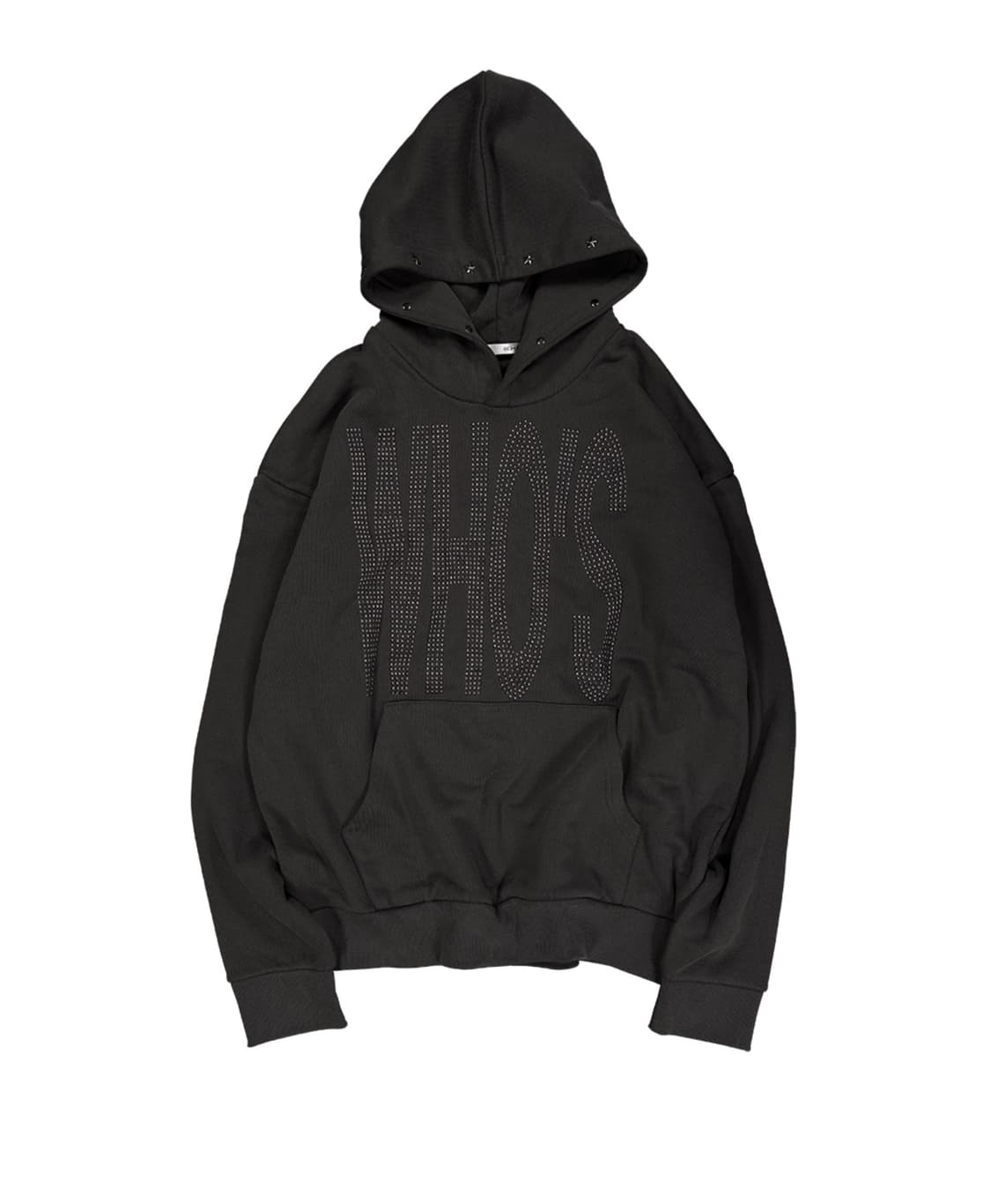 셋업이엑스이 setupexe WHOS STAR HOODIE 후드 차콜 상품이미지1