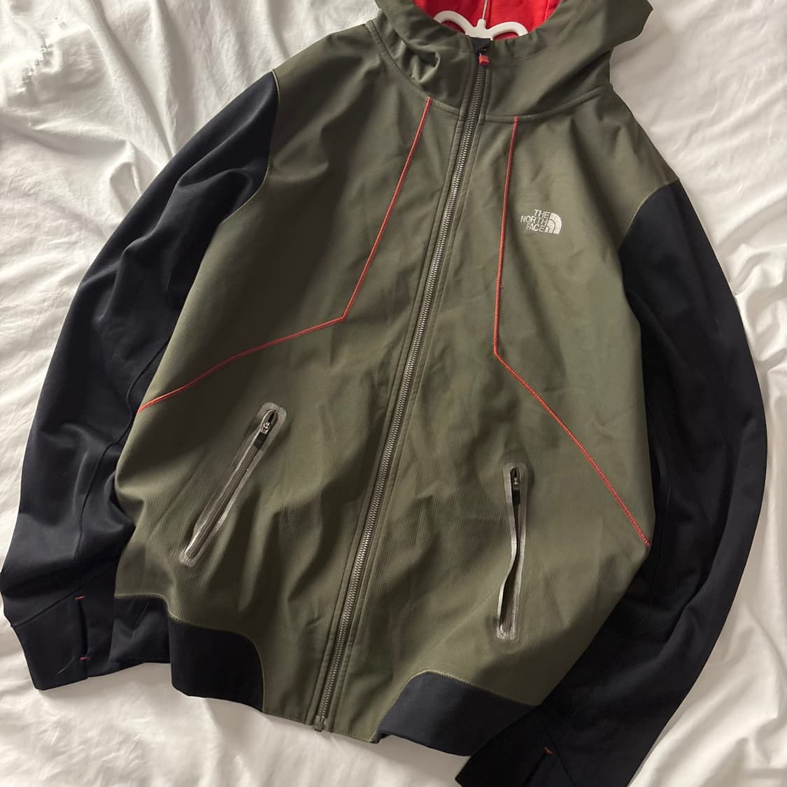 노스페이스 카키 후드자켓 상품이미지3