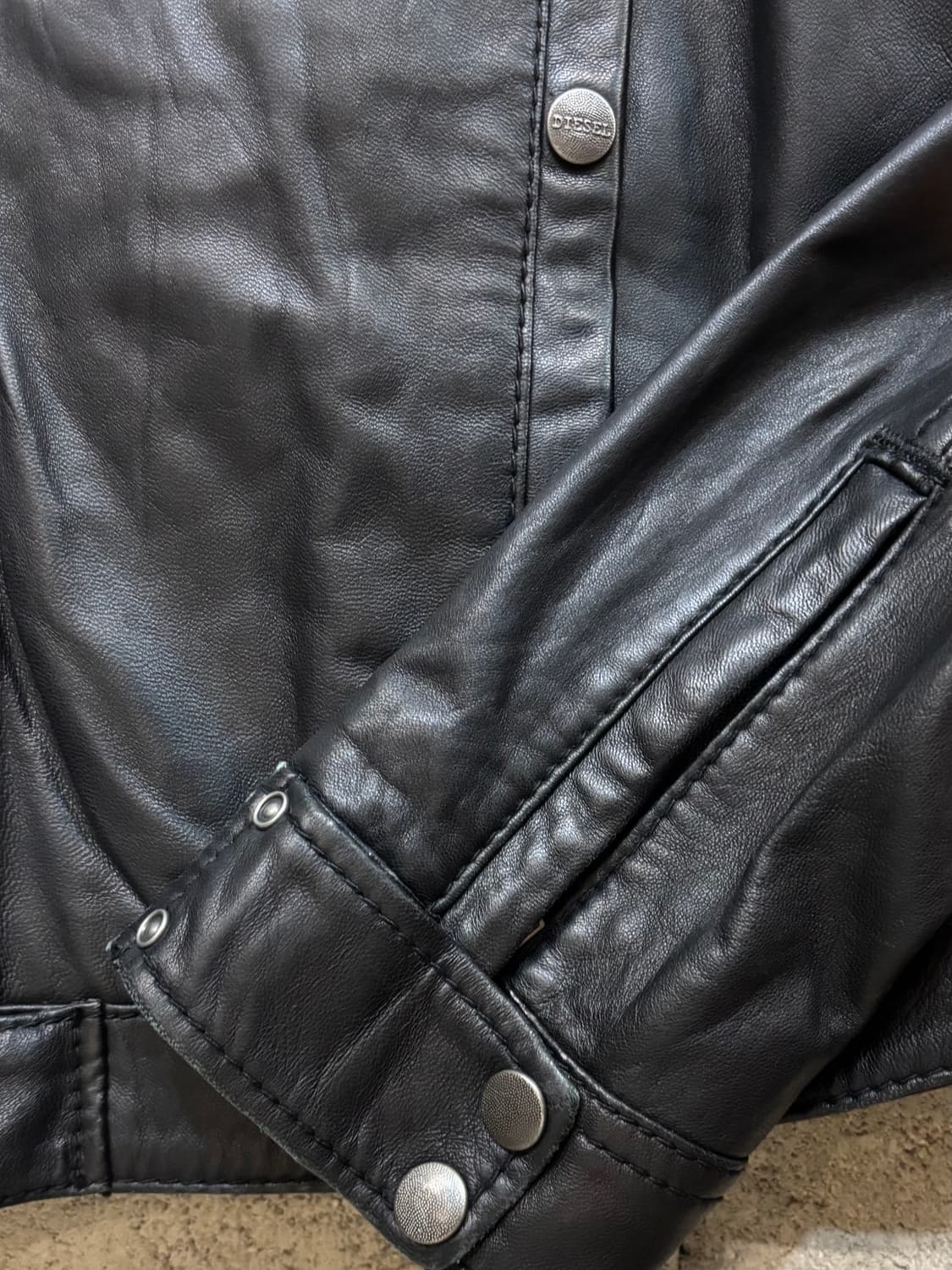 디젤 미니멀 레더 자켓 [M] Diesel Minimal Leather 상품이미지4