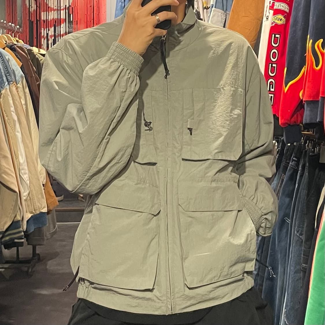 [IM] THEN 덴 그레이 바람막이 상품이미지4