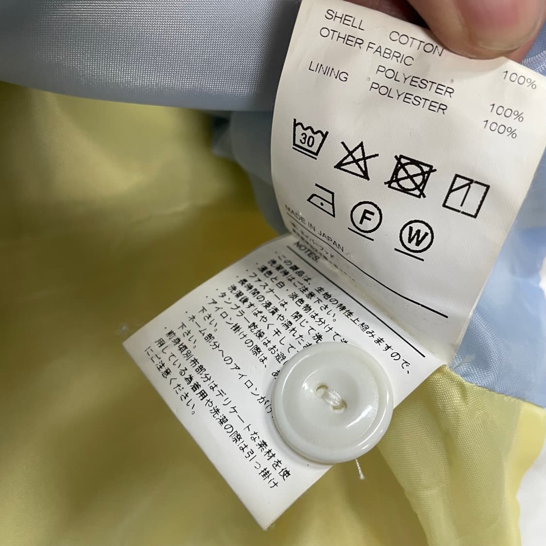 네이버후드 프론트 블루종 자켓 화이트 상품이미지7