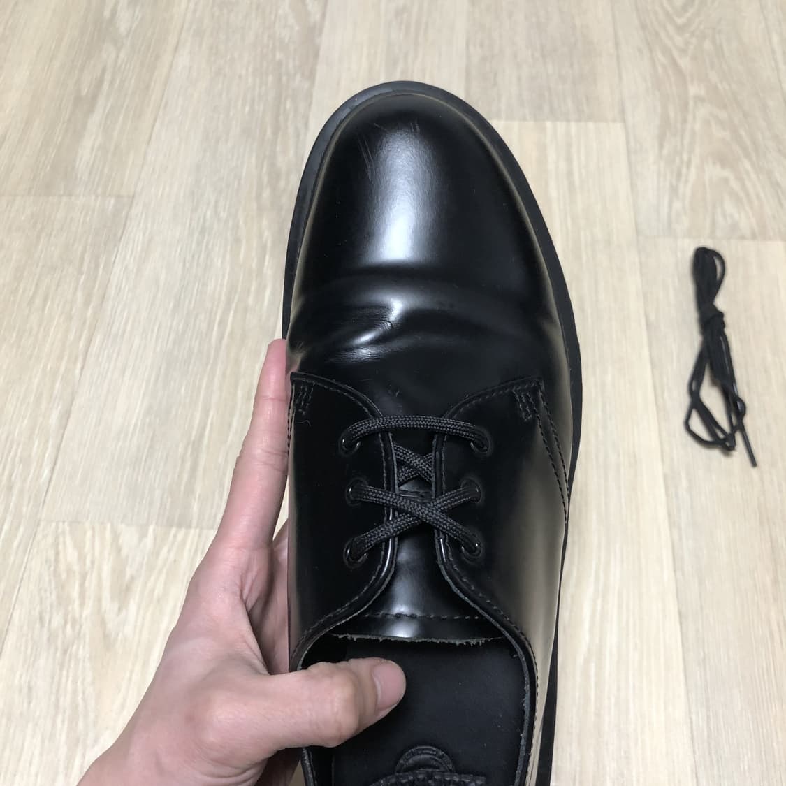 (270) 닥터마틴 Dr.martens 1461 3홀 모노 무광 블랙 상품이미지8