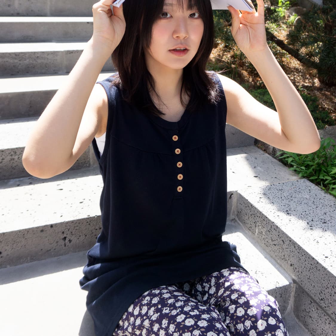 퍼피 포켓 네이비 원피스 상품이미지10