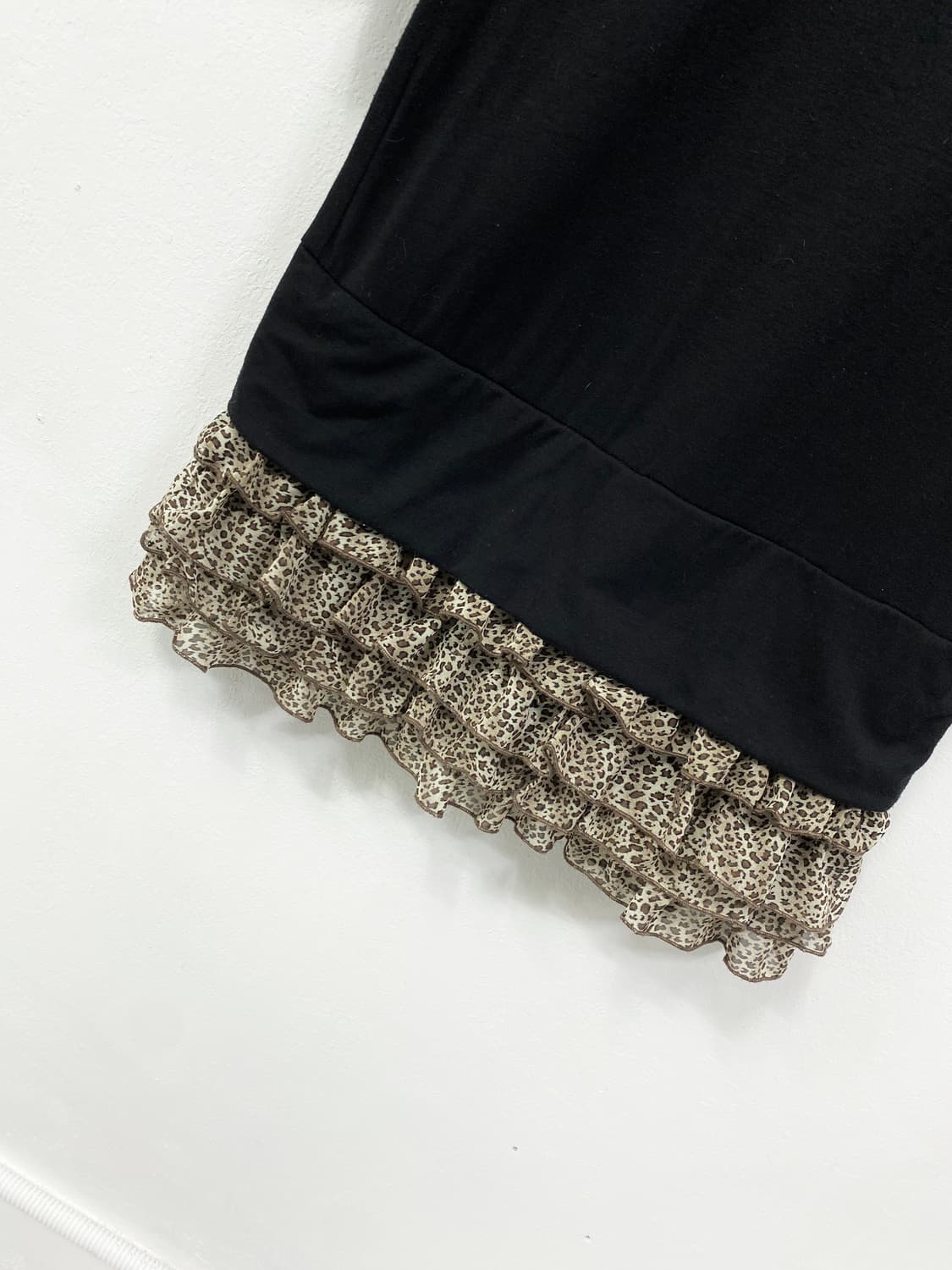 [CHU XXX] 오네갸루 레오파드 리본 원피스 상품이미지8