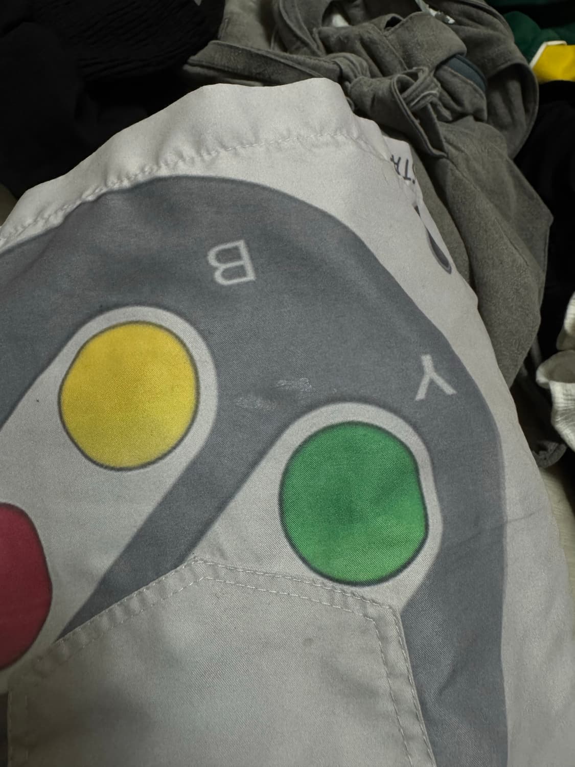 서브컬쳐 일본 빈티지 아노깔 닌텐도 플레이스테이션 컨트롤러 반바지 팬츠 상품이미지6