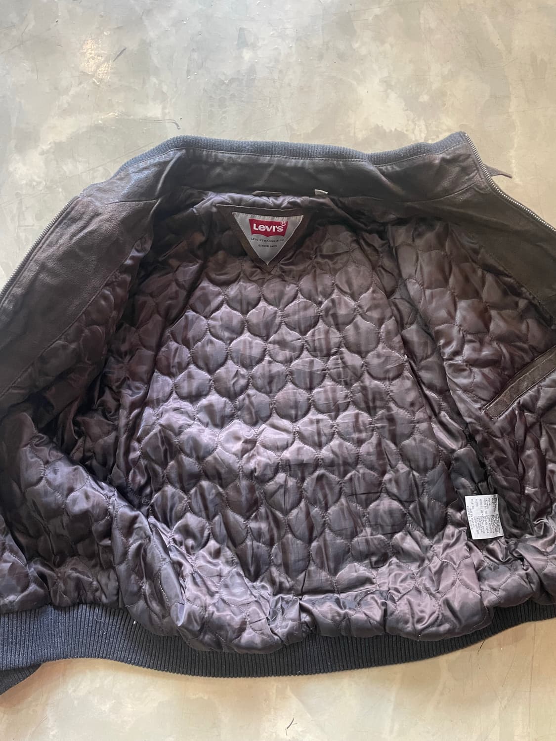 리바이스 가죽 자켓 L 상품이미지4