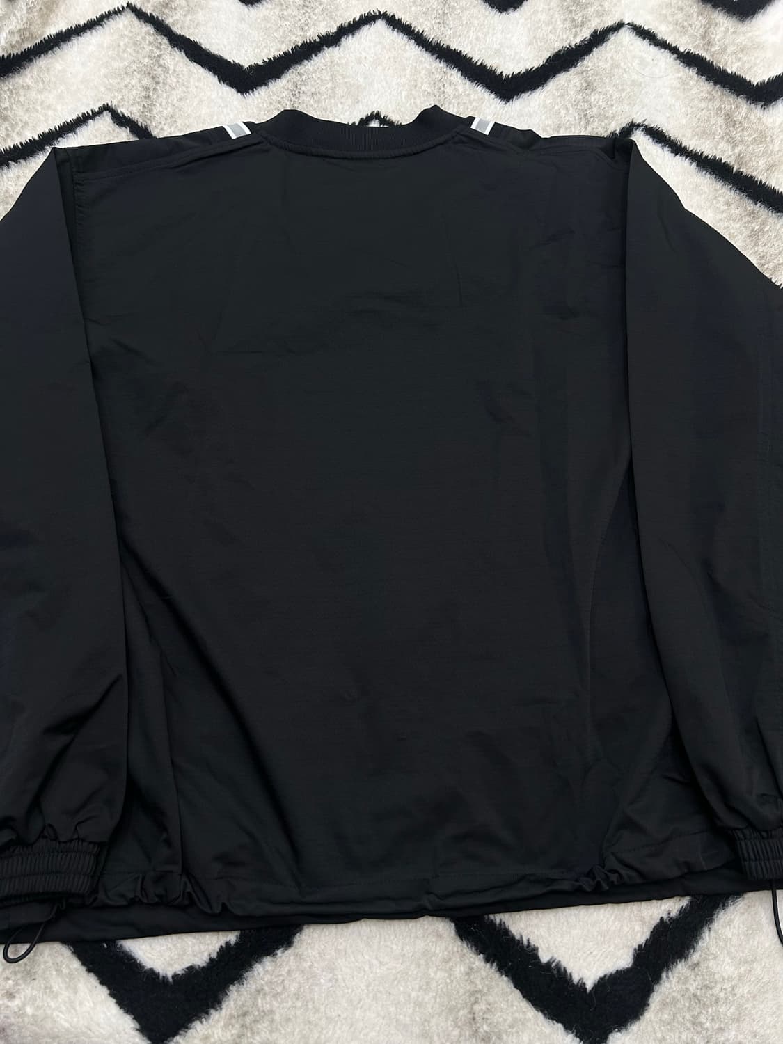 [실측XL]파르티멘토 오버핏 V넥 웜업/블랙 상품이미지4