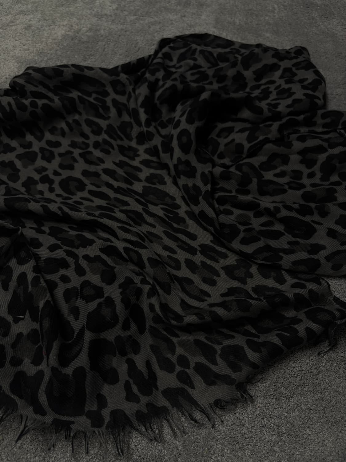 Vintage vkei punk mood leopard scarf 상품이미지3