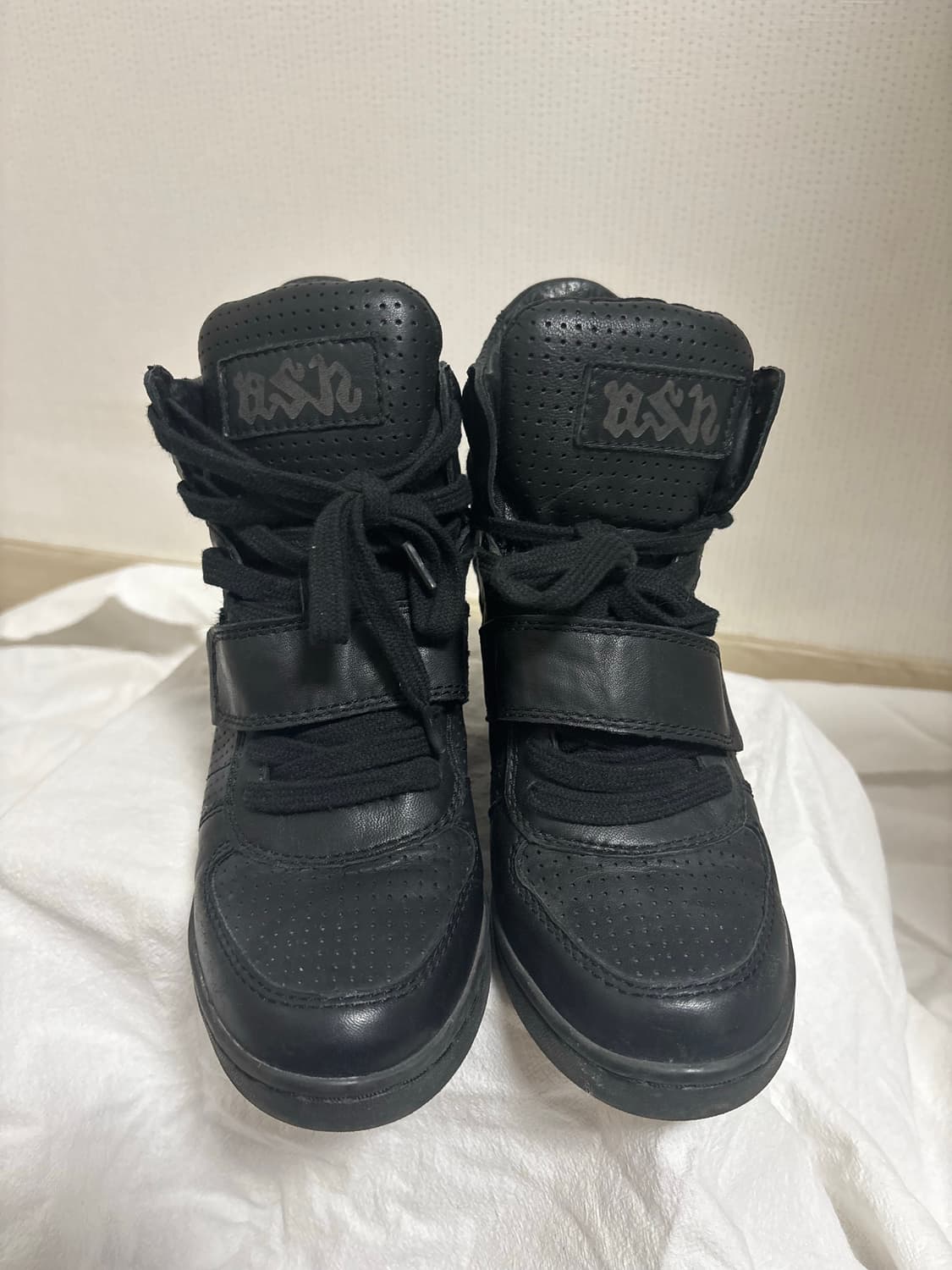 ash 아쉬 웨지힐 스니커즈 올블랙 36 상품이미지2