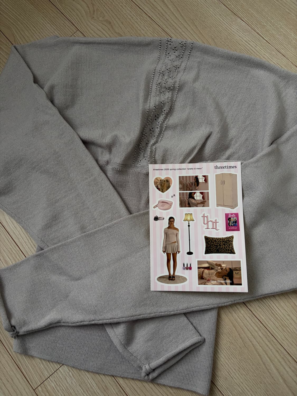 새상품) threetimes Dewy off top 쓰리타임즈 쓰탐 상품이미지2