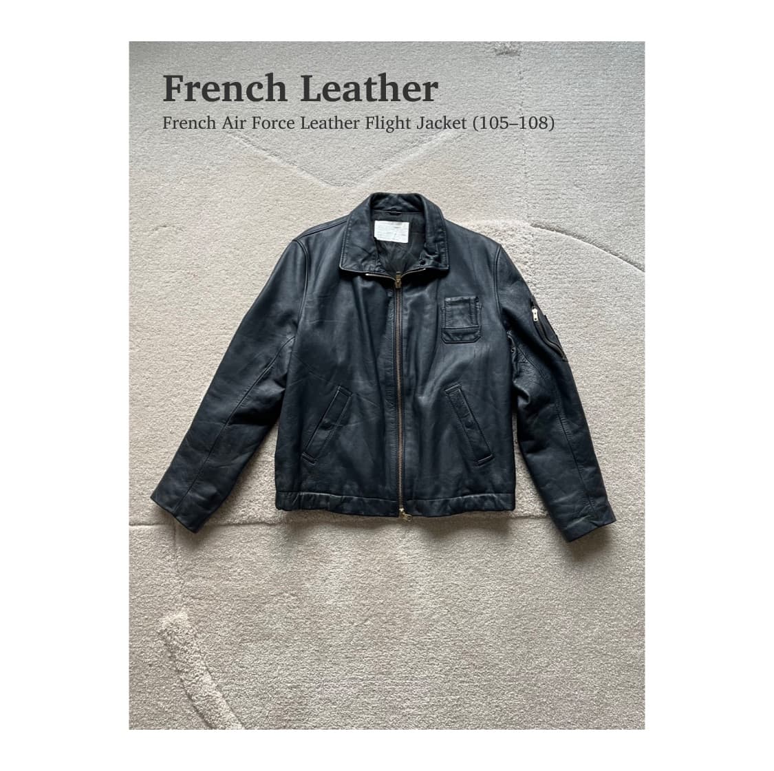 French Leather jacket (Dre projet origin 상품이미지1