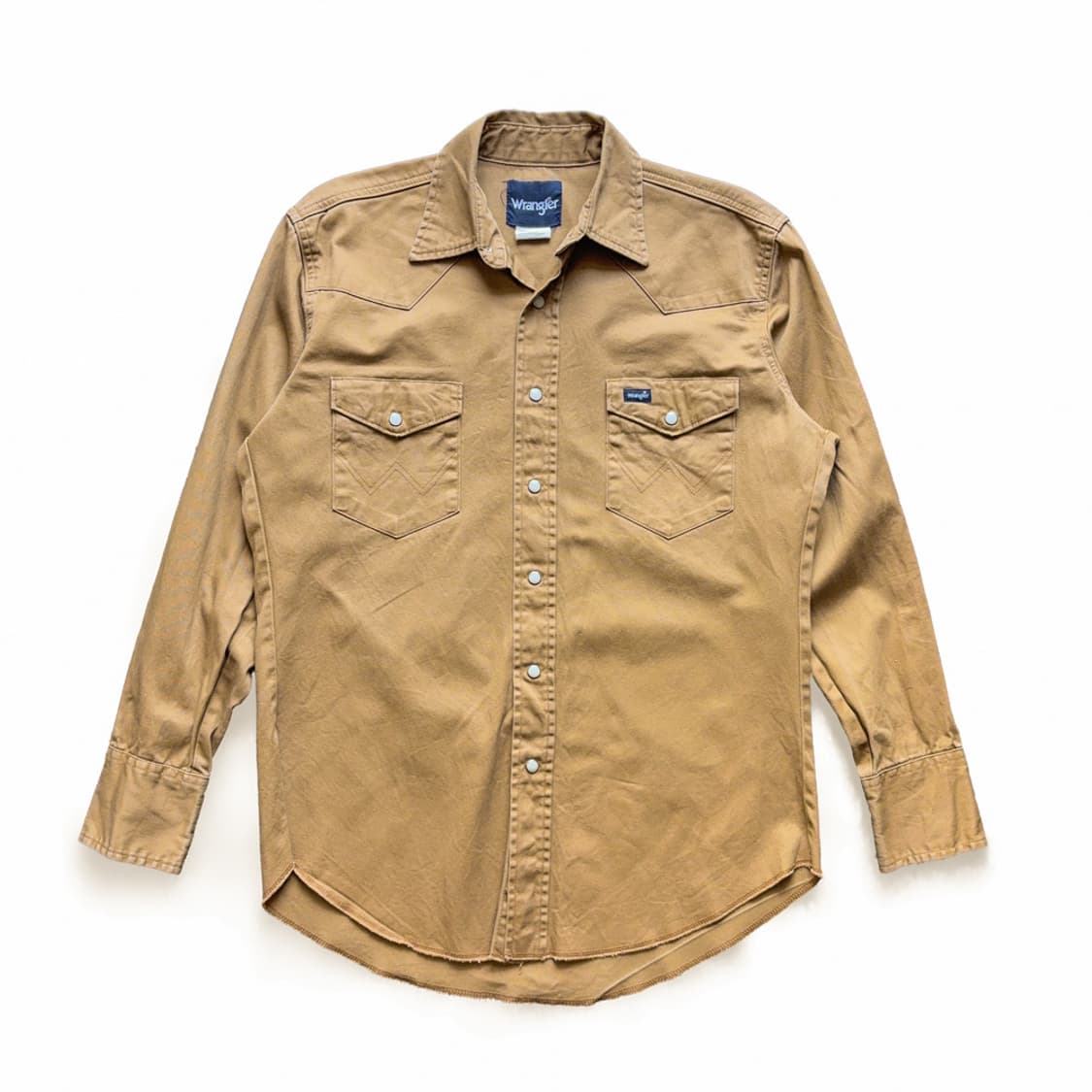 랭글러 Wrangler 솔리드 브라운 웨스턴 셔츠 상품이미지2
