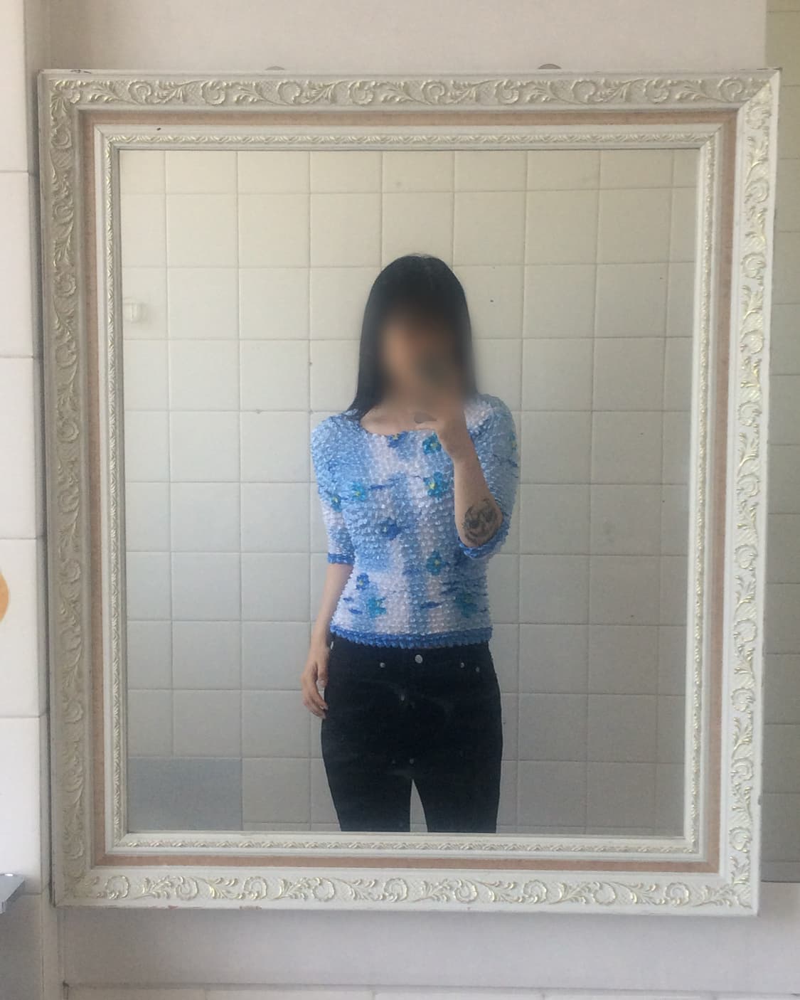 Pleats popcorn top 상품이미지4