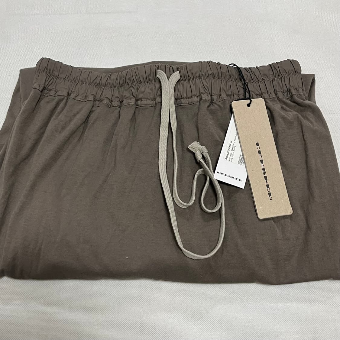 [S]릭오웬스 다크쉐도우 Pillar 스트링 스커트/브라운 상품이미지5