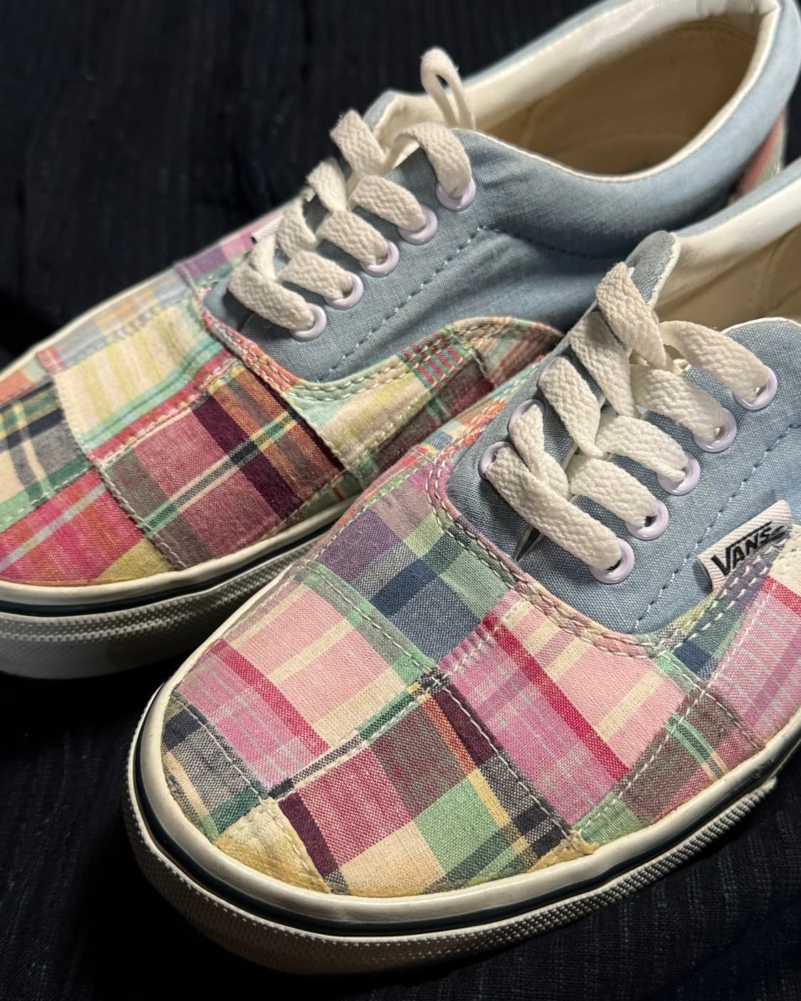 반스 에라 마드라스 패치워크 US8.5 상품이미지2