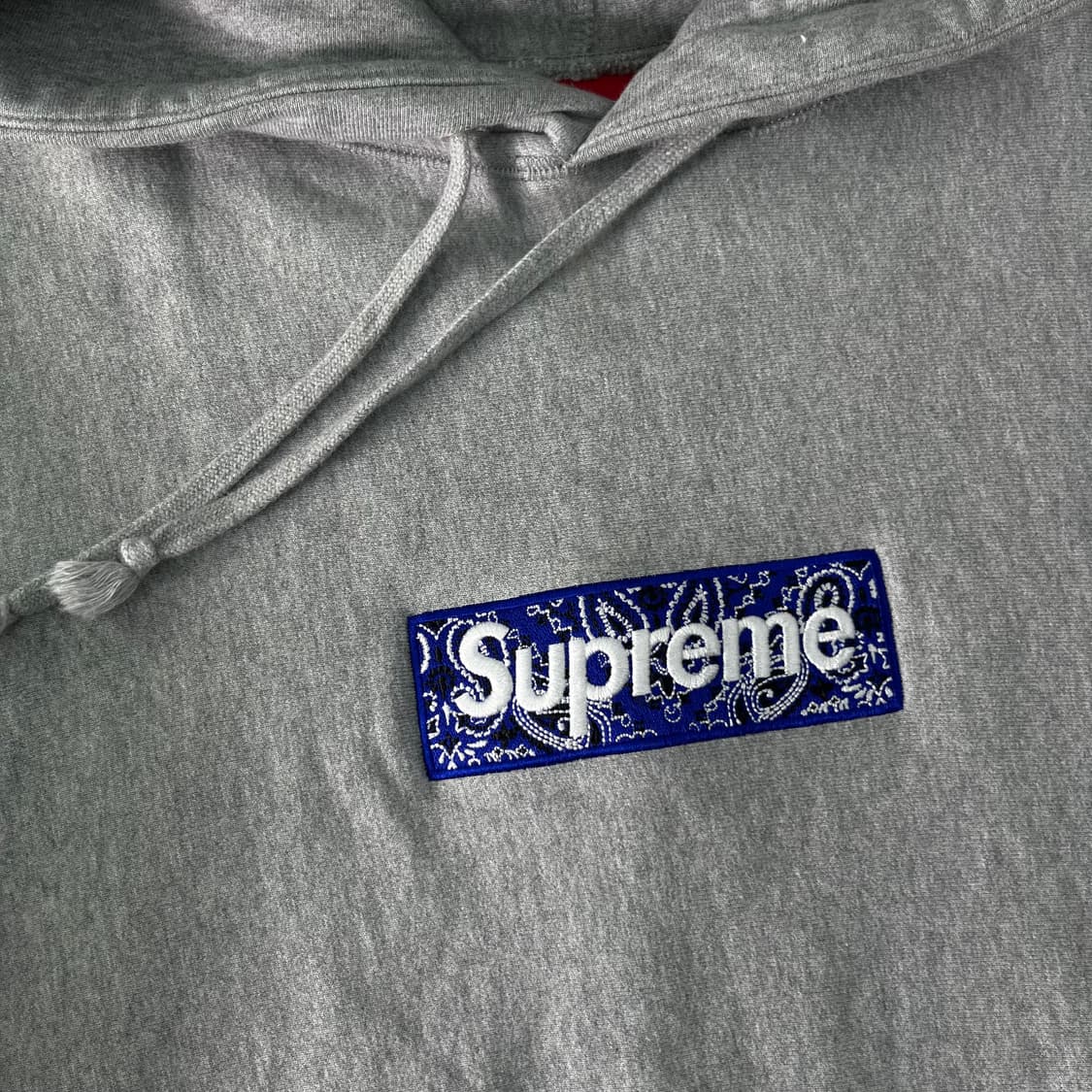 105 슈프림 19FW 반다나 박스로고 후드티 상품이미지2