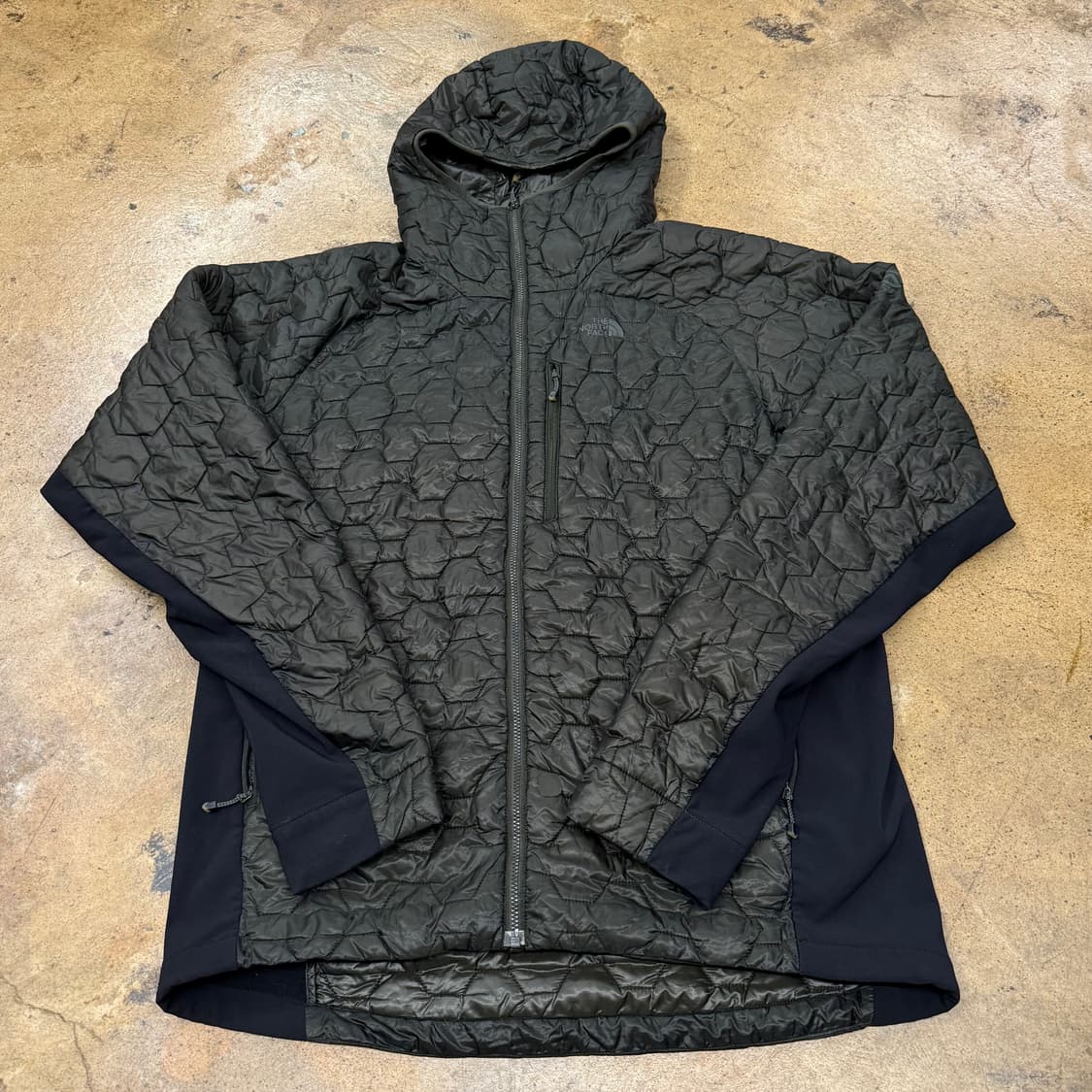 [정품/M] 노스페이스 퀼팅 후드 패딩 블랙 b10 상품이미지2