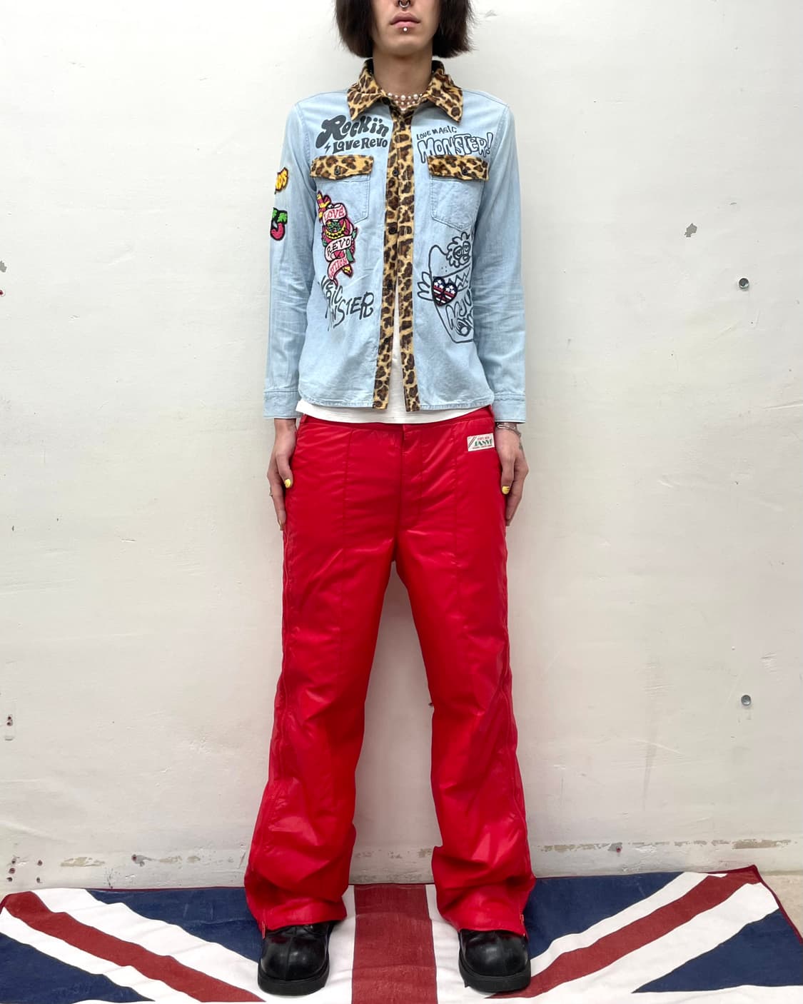 graffiti leopard fur love shirt 상품이미지6