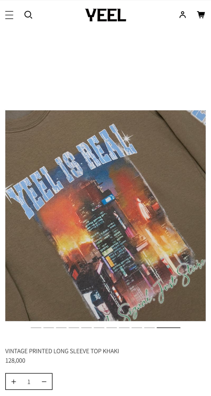 YEEL 카키 롱슬리브 상품이미지6