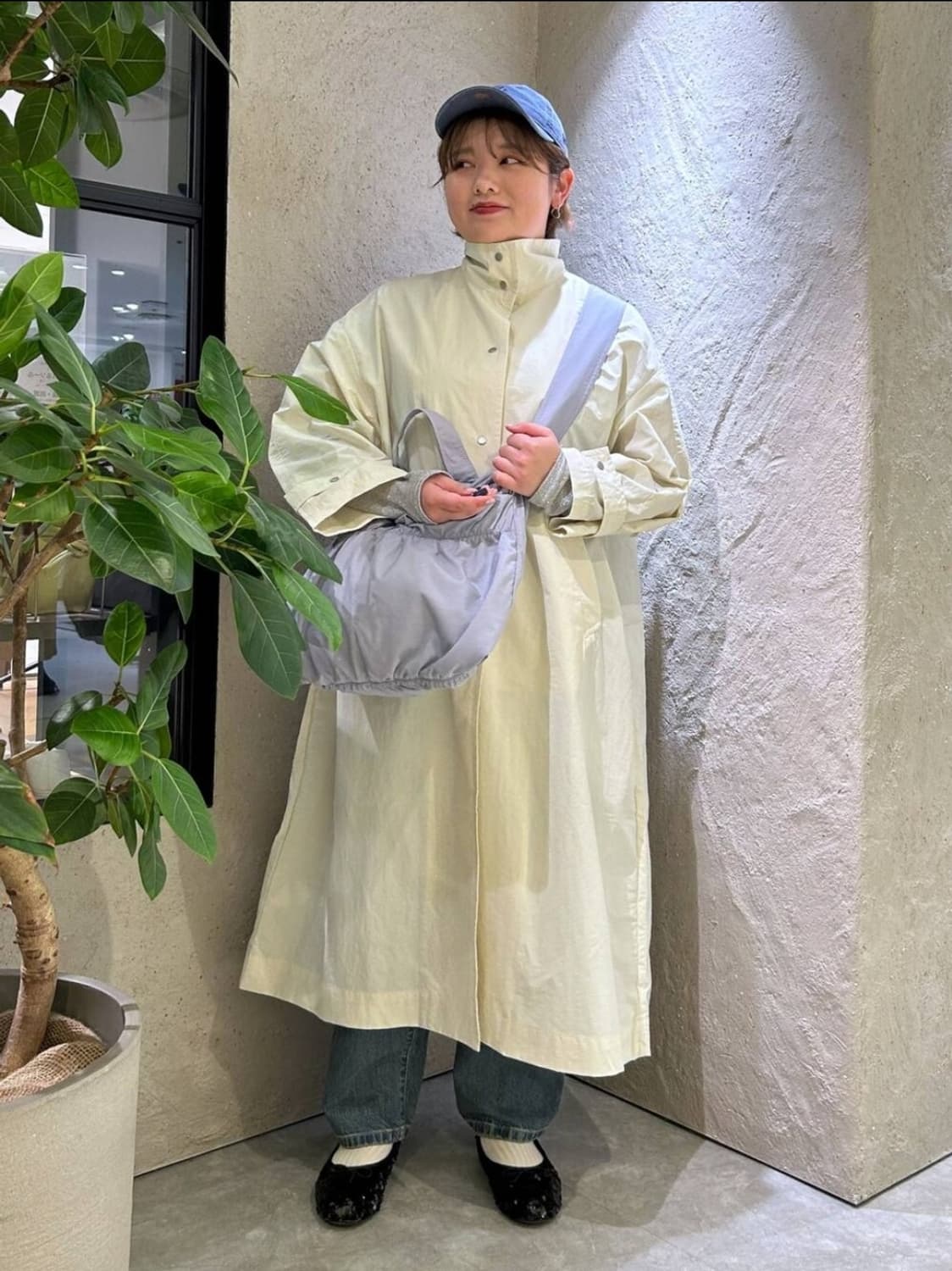 로리즈팜 스탠 카라 코트 상품이미지7