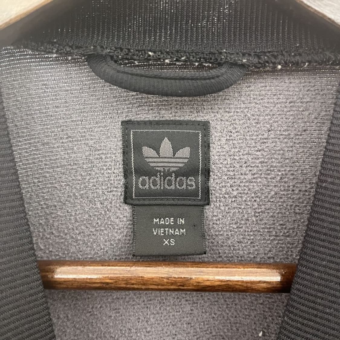 아디다스 Y2K 00's 흑탭 딱붙핏 져지 집업 XS C10409 상품이미지5