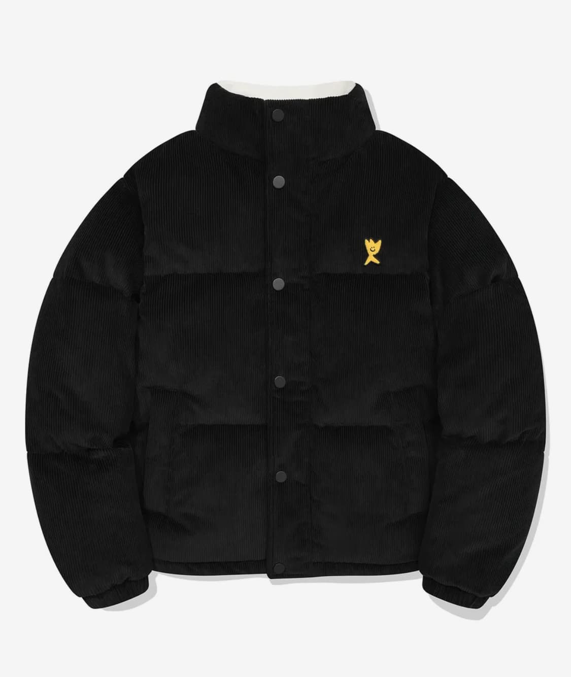 왓잇이즌 코듀로이 블랙 패딩 상품이미지1