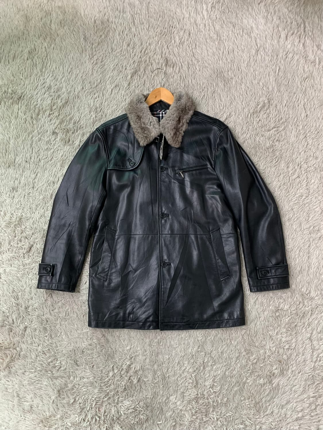 버버리 가죽 자켓 (공용L) 상품이미지1