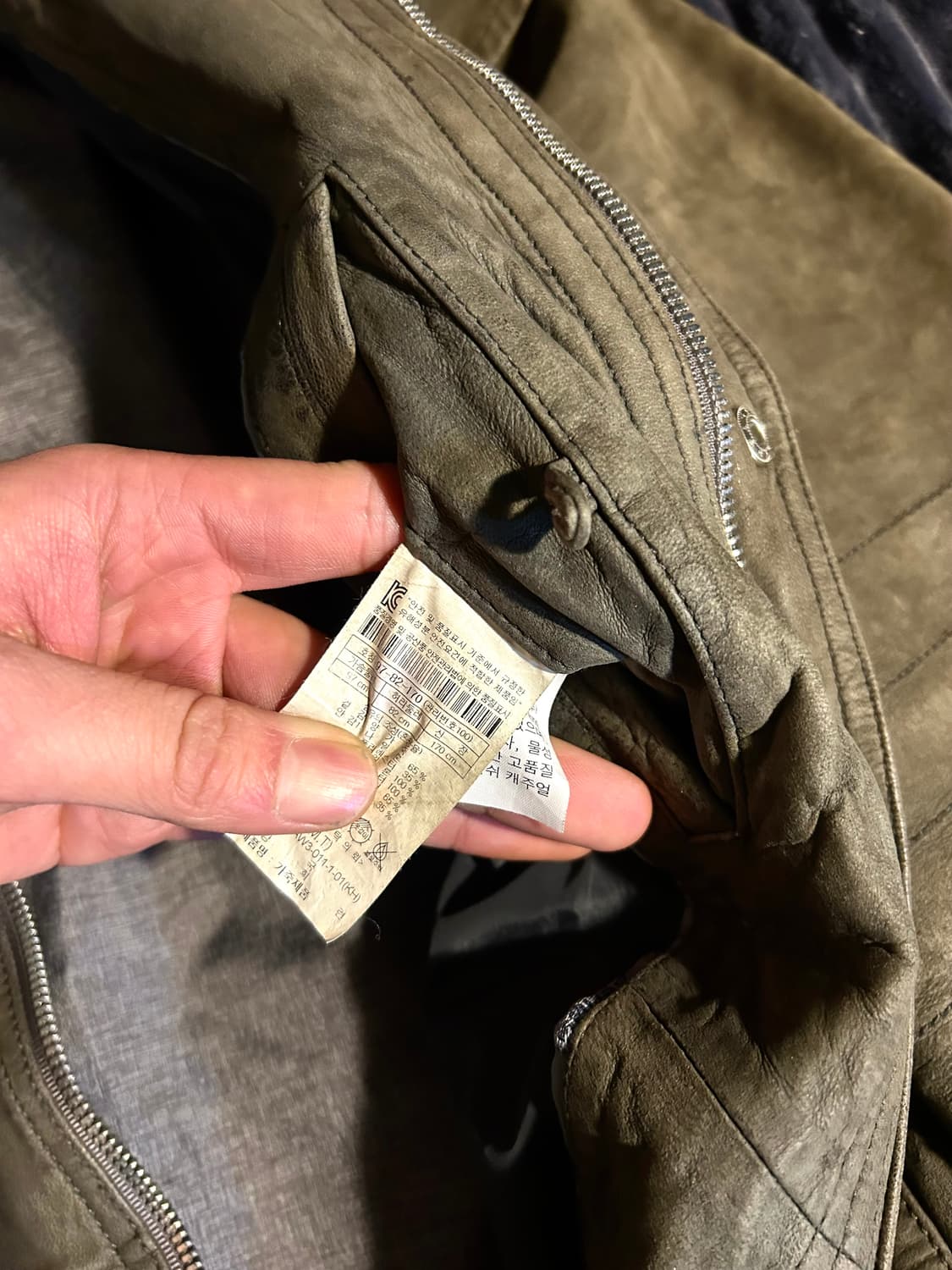 Series Sheep Skin Biker Jacket 상품이미지5