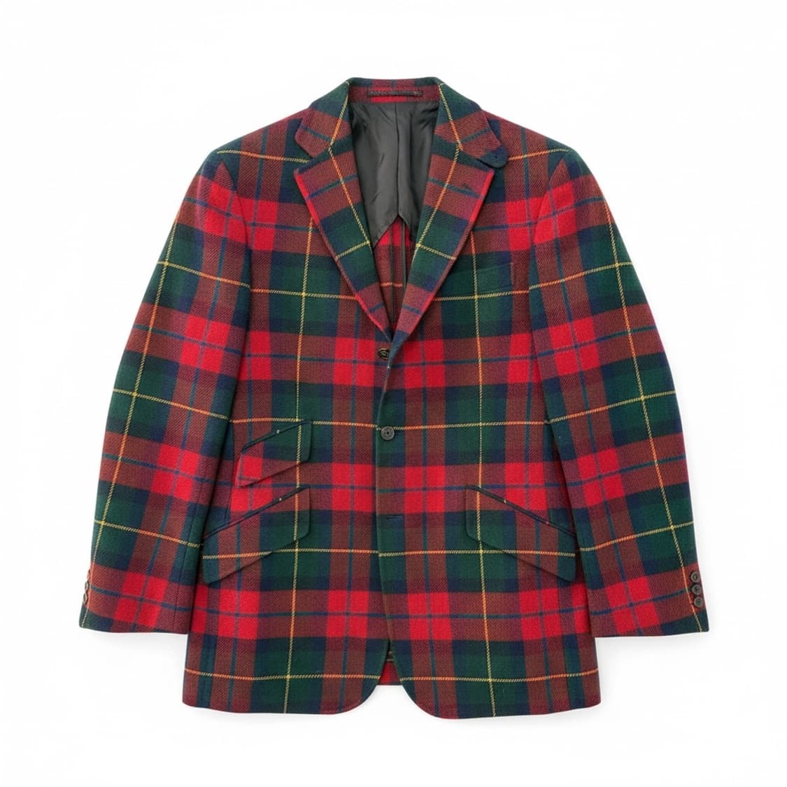 폴로 랄프로렌 이태리 메이드 울 체크 자켓 L 상품이미지1