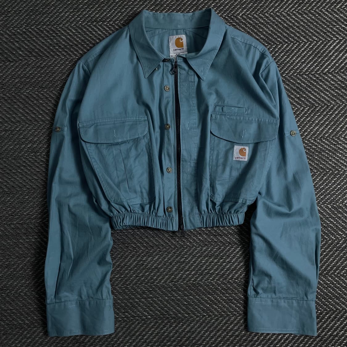 칼하트 크롭 리메이크 투웨이 셔츠 자켓y 3535 상품이미지2