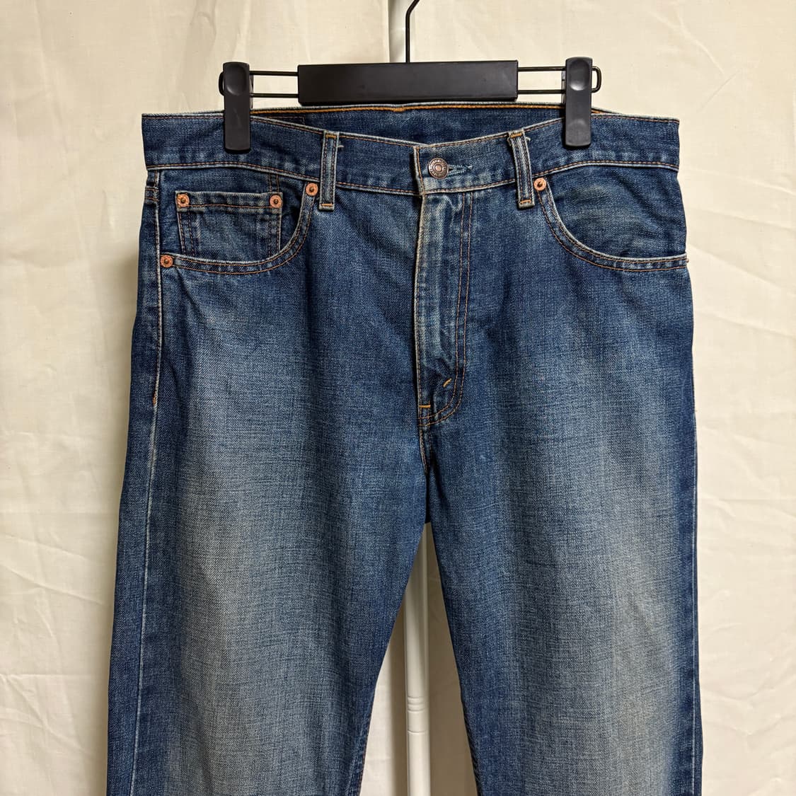 리바이스 505 레귤러 스트레이트 데님팬츠 / W32, L34 상품이미지2