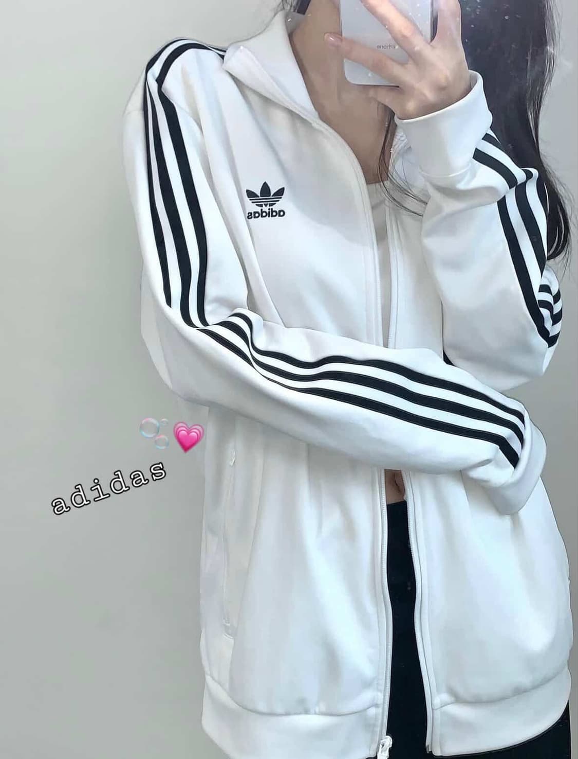 아디다스 화이트 베켄바우어 투웨이 져지 상품이미지1