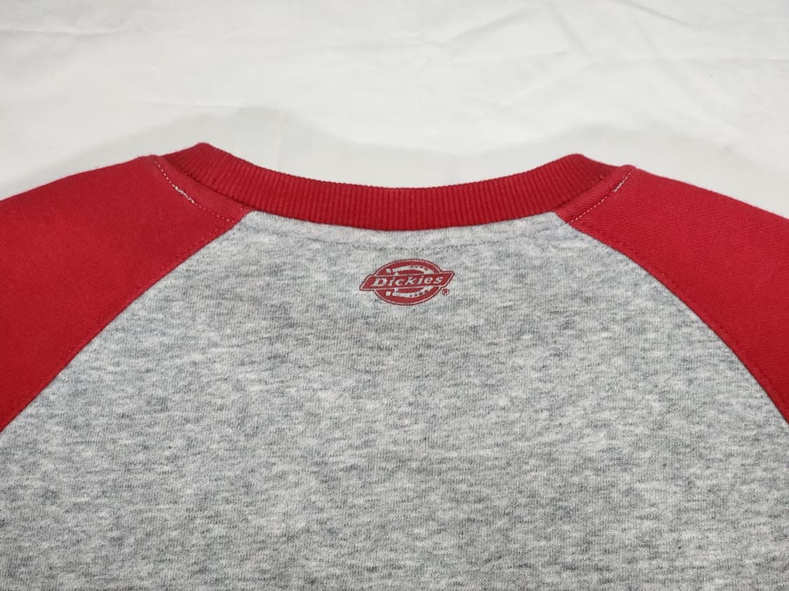 디키즈 회색-빨강 맨투맨 M 상품이미지3