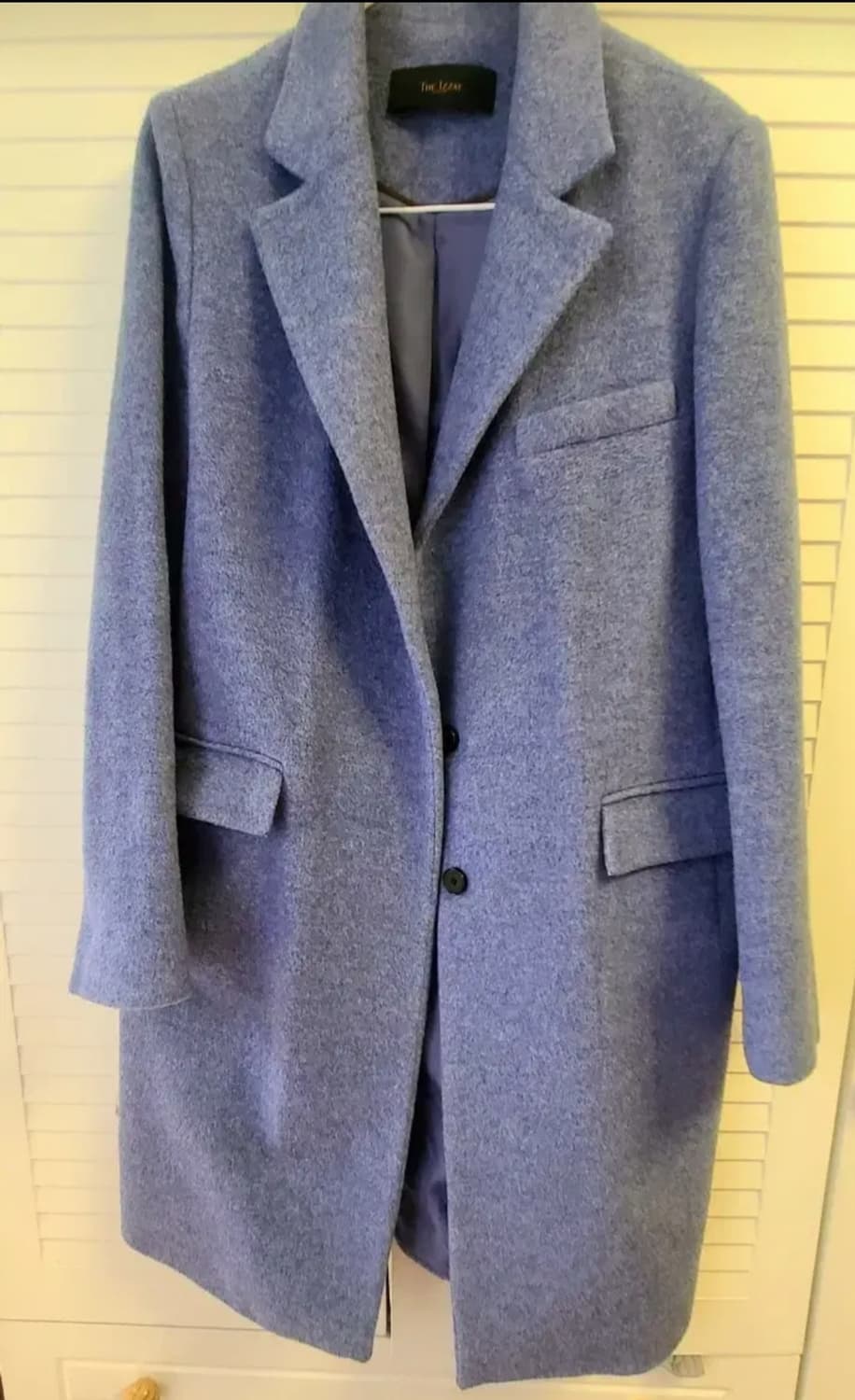 The Izzat 그레이블루 울 코트 상품이미지1