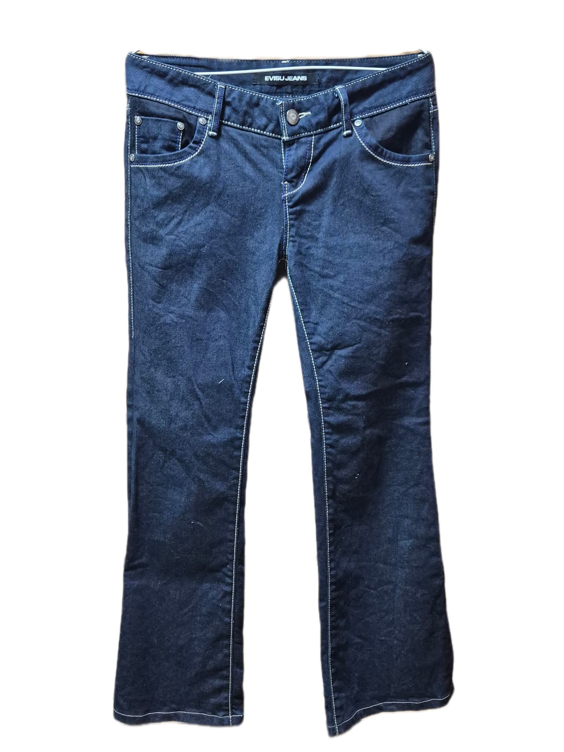 에비수 부츠컷 큐빅 데님 상품이미지1