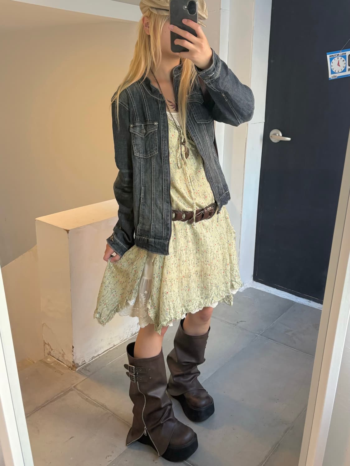 Harley Davidson denim washing jacket 상품이미지5