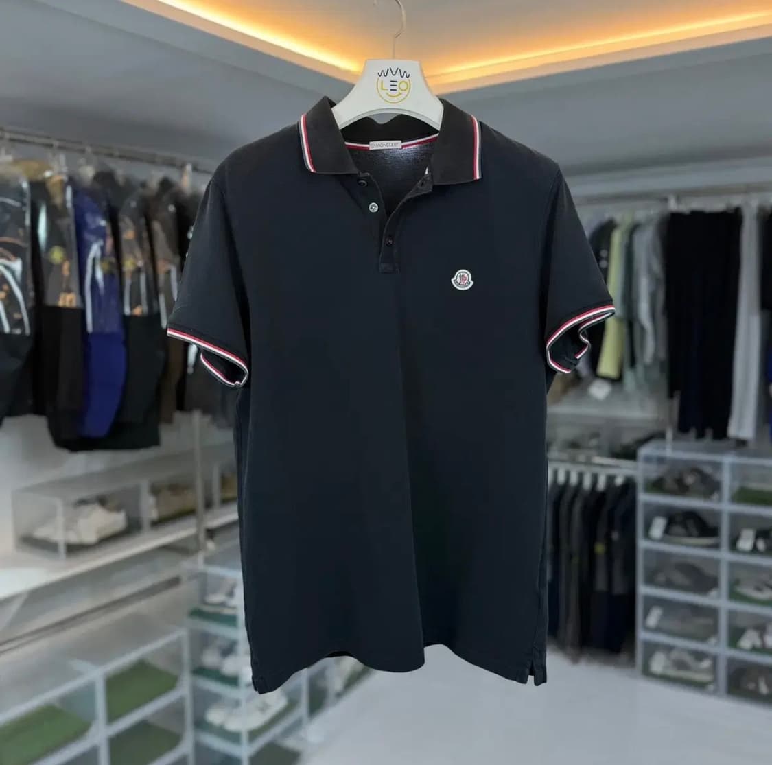 몽클레어 와펜 패치 카라티셔츠 상품이미지1