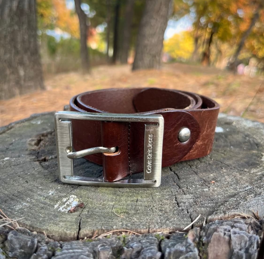 빈티지 캘빈클라인 레더 벨트 상품이미지3