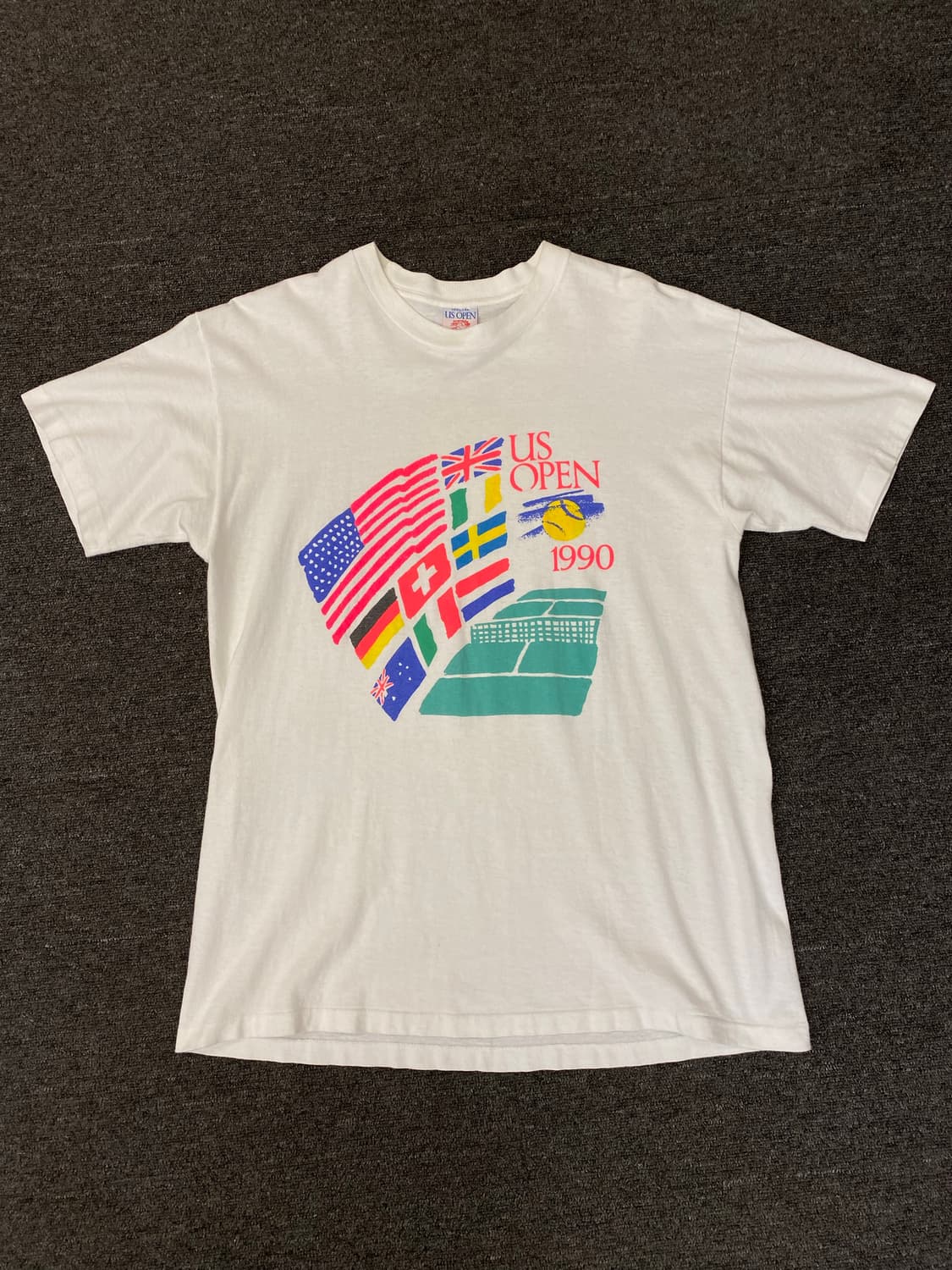 90s US 오픈 테니스 컵 반팔 티셔츠 상품이미지1